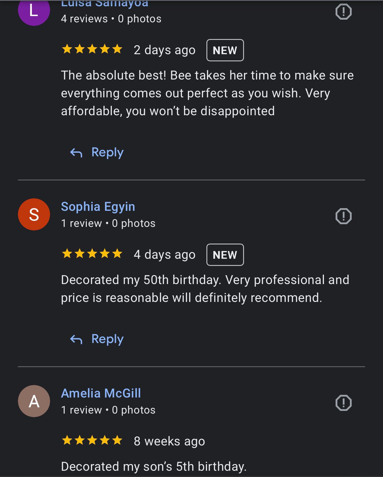 Client Testimonial: Very professional and price is reasonable