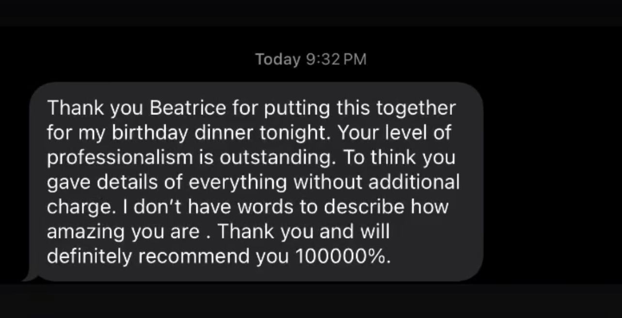 Client Testimonial: Professionalism is outstanding